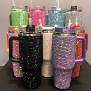 Bedazzled insulated 40oz tumblers